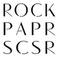 Trademark ROCK PAPR SCSR