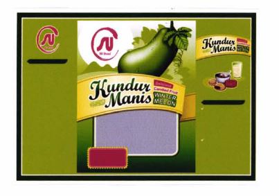 Trademark SU BRAND KUNDUR MANIS DELICIOUS CANDIED FRUIT WINTER MELON + LUKISAN