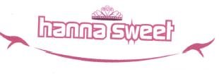 Trademark HANNA SWEET + LOGO