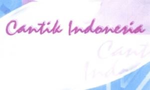 Trademark CANTIK INDONESIA + LUKISAN