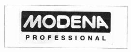 Trademark MODENA PROFESSIONAL