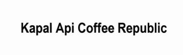 Trademark KAPAL API COFFEE REPUBLIC