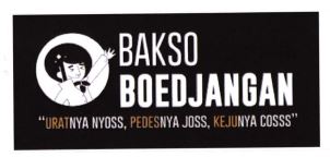 Trademark BAKSO BOEDJANGAN + LUKISAN