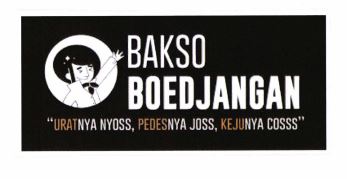 Trademark BAKSO BOEDJANGAN + LUKISAN