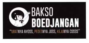 Trademark BAKSO BOEDJANGAN + LUKISAN