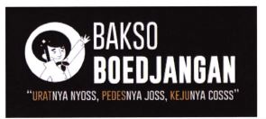 Trademark BAKSO BOEDJANGAN + LUKISAN