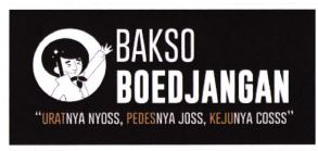 Trademark BAKSO BOEDJANGAN + LUKISAN