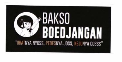 Trademark BAKSO BOEDJANGAN URATNYA NYOSS, PEDASNYA JOSS, KEJUNYA COSS + LUKISAN