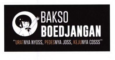 Trademark BAKSO BOEDJANGAN + LUKISAN