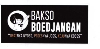 Trademark BAKSO BOEDJANGAN + LUKISAN