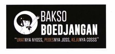 Trademark BAKSO BOEDJANGAN URATNYA NYOSS, PEDASNYA JOSS, KEJUNYA COSS + LUKISAN