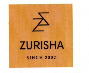 Trademark ZURISHA SINCE 2002