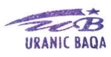 Trademark URANIC BAQA + LOGO