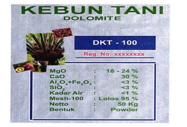 Trademark DOLOMITE KEBUN TANI DKT - 100