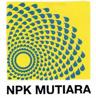 Trademark NPK MULIARA + LUKISAN TETESAN AIR KE BAWAH