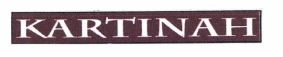Trademark KARTINAH