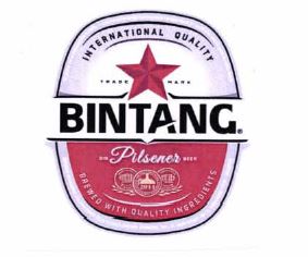 Trademark BINTANG PILSENER + Lukisan