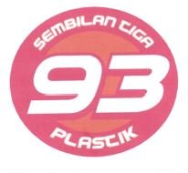 Trademark 93 SEMBILAN TIGA PLASTIK + LOGO