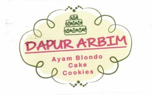 Trademark DAPUR ARBIM AYAM BLONDO CAKE COOKIES + LOGO