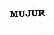 Trademark MUJUR