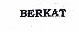 Trademark BERKAT