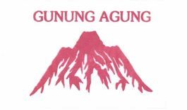 Trademark GUNUNG AGUNG + LOGO