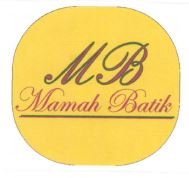 Trademark MB MAMAH BATIK