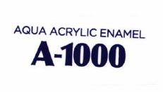 Trademark AQUA ACRYLIC ENAMEL A-1000