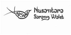 Trademark NSW NUSANTARA SARANG WALET + logo