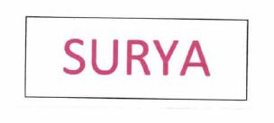 Trademark SURYA