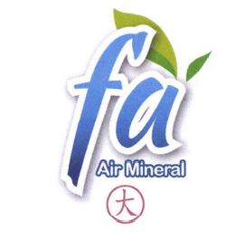 Trademark FA AIR MINERAL