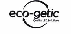 Trademark ECO-GETIC QUALITY LED SOLUTIONS + LOGO