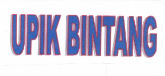 Trademark UPIK BINTANG