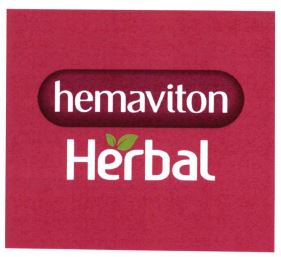 Trademark HEMAVITON HERBAL + LOGO