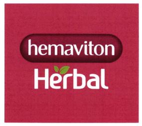 Trademark HEMAVITON HERBAL + LOGO