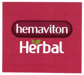 Trademark HEMAVITON HERBAL + LOGO