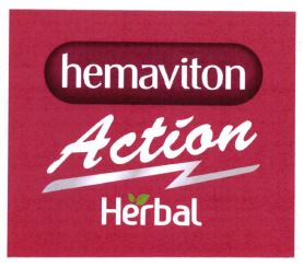 Trademark HEMAVITON ACTION HERBAL + LOGO