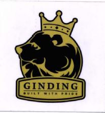 Trademark GINDING BUILT WITH PRIDE + LUKISAN