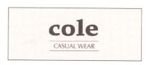 Trademark COLE CASUAL WEAR + LOGO