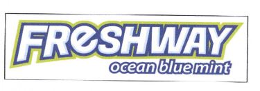 Trademark FRESHWAY OCEAN BLUE MINT + LOGO