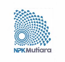 Trademark NPK Mutiara + (Lukisan Tetesan Air Ke Atas)