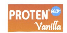 Trademark PROTEN VANILLA GOLD + LOGO