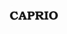 Trademark CAPRIO
