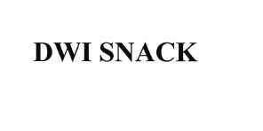 Trademark DWI SNACK