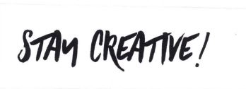 Trademark STAY CREATIVE!