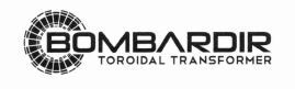 Trademark BOMBARDIR TOROIDAL TRANSFORMER + LOGO