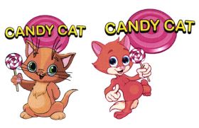 Trademark CANDY CAT + LUKISAN