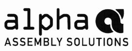 Trademark ALPHA ASSEMBLY SOLUTIONS + LOGO