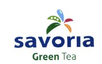 Trademark SAVORIA GREAN TEA + LOGO