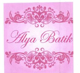 Trademark ALYA BATIK